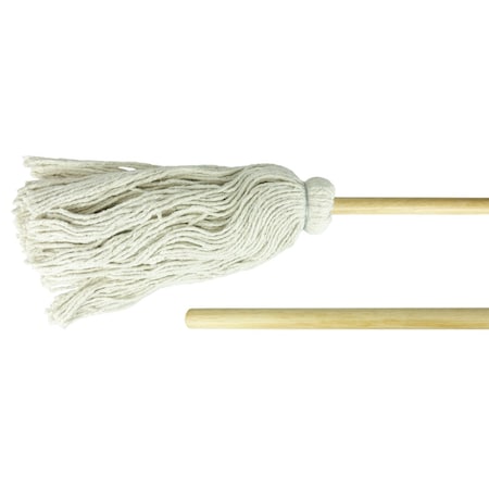 Weiler 24 One-Piece Deck Mop, 16 oz., 4-Ply Cotton, Industrial Grade 75110